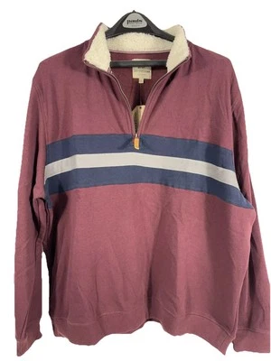 Camisa Victory Outfitters Manga Larga Cuello Polar Borgoña Hombres XXL NUEVA CON ETIQUETAS ✨ Foto 1 de 4