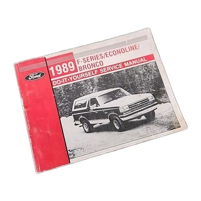 Ford 1989 F-SERIES / ECONOLINE / BRONCO OEM руководство по обслуживанию - Изображение 1 из 3