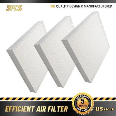 3x Filtro de aire de cabina para Hyundai Sonata 2006-2008 Kia Optima 2006-2010 Foto 1 de 4