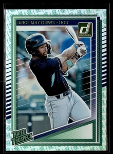 2025 Donruss Baseball #153 Brice Matthews Astros Liberty Rated Prospect - Picture 1 of 2