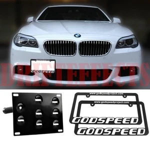 FOR BMW 2 SERIES X1 / M-SPORT 13-15 LICENSE PLATE TOW BRACKET MOUNT KIT+FRAMES - Bild 1 von 2