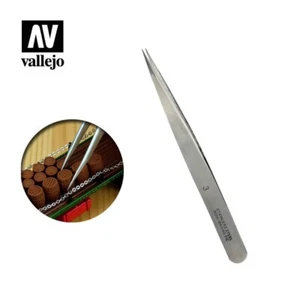 Vallejo gerade feine Pinzette 120 mm für Miniatur- und mikroskopische Teile - Bild 1 von 3