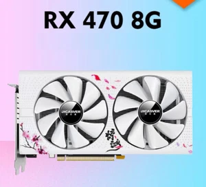 DICASVER RX 470 8GB High-End RGB E-Sports Game GDDR5, 7000MHz Graphics Card - Picture 1 of 9
