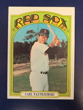 1972 Topps Baseball Card #37 Carl Yastrzemski Boston Red Sox