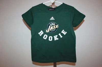 New- Utah Jazz "Rookie" Toddler sizes 2T-3T-4T Adidas Green Shirt - Image 1 of 4