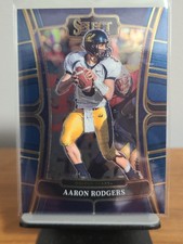 2023 Panini Select Football Draft Picks Blue Aaron Rodgers #31