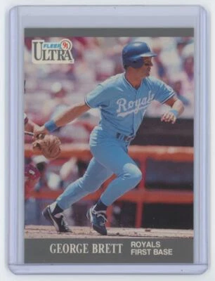 1991 Fleer Ultra George Brett . Kansas City Royals #144 - Image 1 of 2