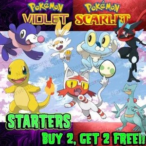 SHINY STARTERS EGG✨SHINY OR NON SHINY✨THE INDIGO DISK POKEMON SCARLET AND VIOLET - Picture 1 of 1
