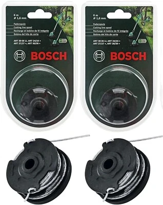 2 X BOSCH ART 24 27 30 30-36 LI Strimmer Trimmer  Line Spool Feed 6m 1.6mm - Image 1 of 3