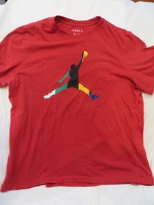 Michael Air Jordan Jumpman Red T-Shirt Herren XL MJ Logo Mehrfarbig #23 - Bild 1 von 4