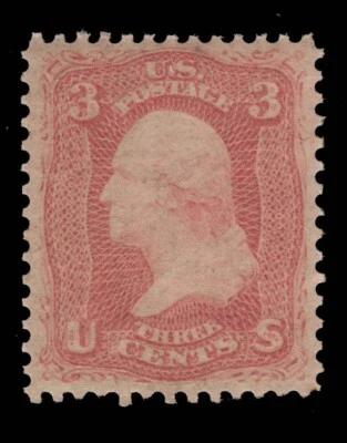 MOMEN: US STAMPS #65 MINT OG NH PSE GRADED CERT VF/XF-85 LOT #92430 - Image 1 of 3