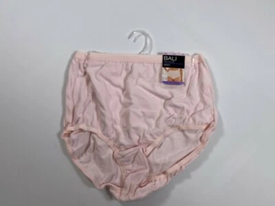 Womens Bali Silken Pink Full Cut Fit Brief NEW! NWT - Image 1 of 3