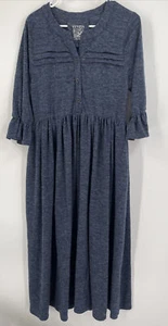 YUVITA Belarus Designer Angora Acrylic Knit Sweater Dress Art To Wear Sz M - Picture 1 of 5