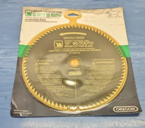 OREGON 90328 Brushcutter Blade 10" Dia, 1" Arbor 80 Tooth, Sealed NOS Brush Cut - Picture 1 of 11
