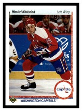 1990 Upper Deck #537 Dmitri Khristich - Washington Capitals RC