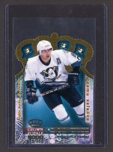 1999-00 Crown Royale Gold Crown Die-Cuts Jumbos #1 Teemu Selanne 928/960 *11753