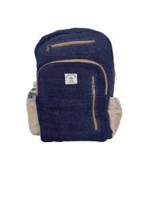 Hemp Backpack Hemp Bag Backpack Hemp Handmade Hemp Bag Hemp Bag Hemp Rucksack - Foto 1 di 3