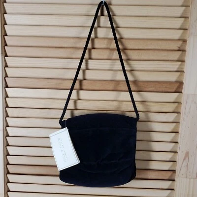 Laura Ashley Vintage Estilo Victoriano Niña Manguito Calentador Terciopelo Nuevo con Etiquetas Negro Foto 1 de 4