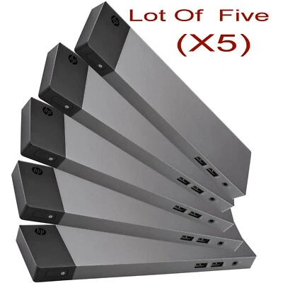 Lote de cinco (X5) estaciones de acoplamiento HP Elite/ZBook Thunderbolt 3, HSTNN-CX01 Foto 1 de 2