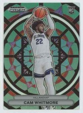 2023-24 Panini Prizm Draft Picks STAINED GLASS SP Cam Whitmore Rookie #4 C54