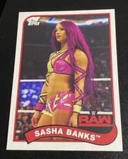 2018 Sasha Banks Topps Heritage WWE #69 Wrestling Card Mercedes Mone