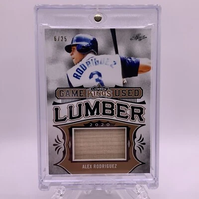 Alex Rodriguez Leaf  Lumber - Image 1 of 3