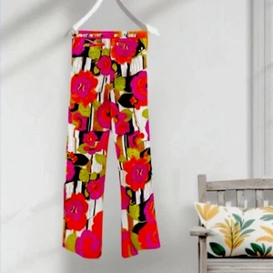 Pantalones Trina Turk Avira Pierna Ancha Talla 2 Multicolor Tropical Floral Ligeros - Imagen 1 de 11