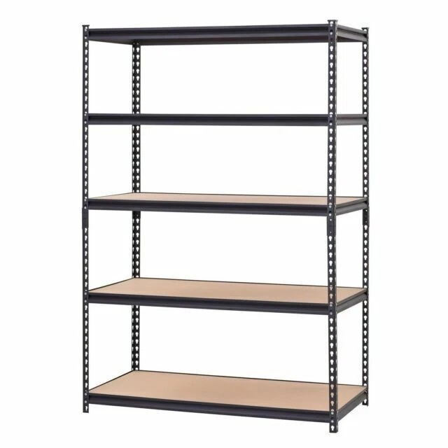 Edsal UR245LBLK Muscle Rack 5-Shelf Steel Shelving Unit