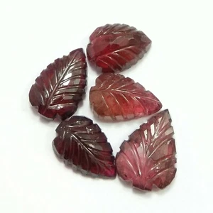 20.94 Ct Natural Pink Leaf Carving Tourmaline Excellent Lot Finest Quality Gems - Picture 1 of 12