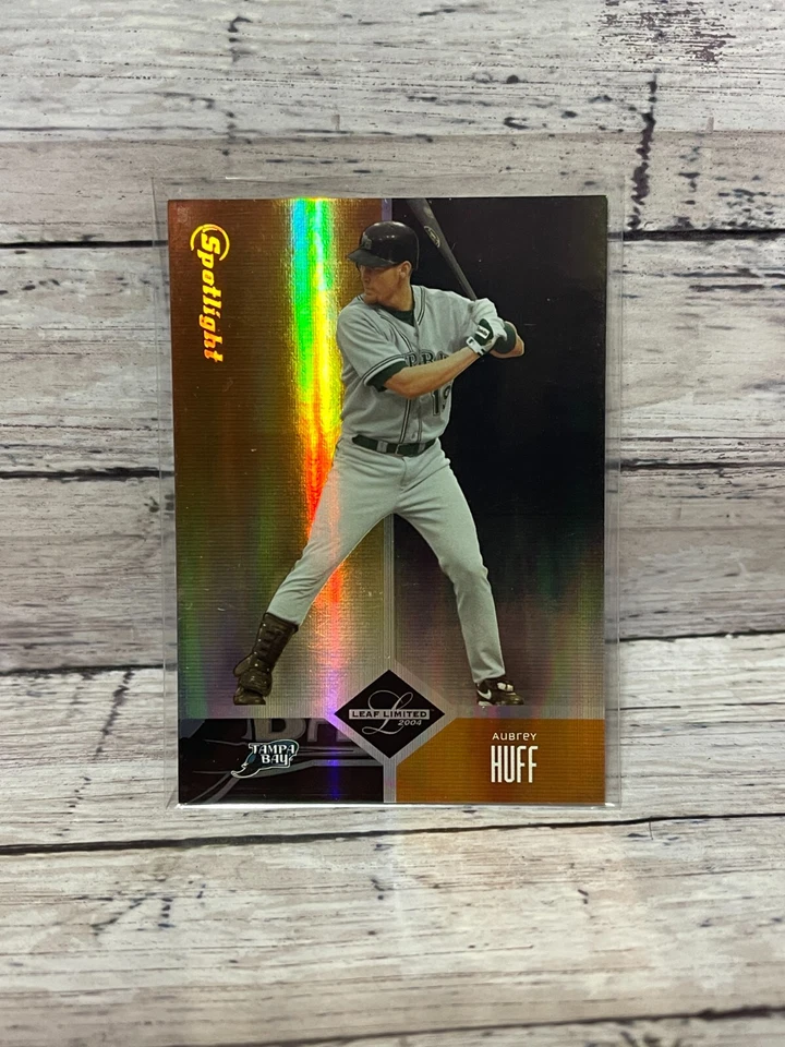 2004 Leaf Limited Bronze Spotlight (serial #'d/100) - #10 Aubrey Huff - Image 1 of 1