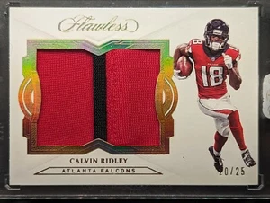 CALVIN RIDLEY Rookie 2018 Flawless Gold Foil Jumbo Patch SP /25 RC - Picture 1 of 7