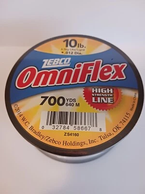Zebco Omniflex Monofilament Fishing Line, 10-Pound Tested, 700 yards, .012 dia - Image 1 of 4