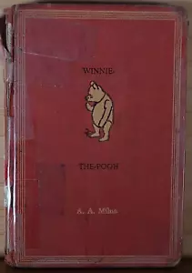 Winnie-the-Pooh by A.A. Milne 1961 Vintage Red Hardcover E.P. Dutton Illustrated - Imagen 1 de 8