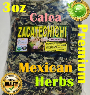 Calea Zacatechi - hierba calea - calea mexicana/hierba de ensueño - té calea 3 oz Foto 1 de 4