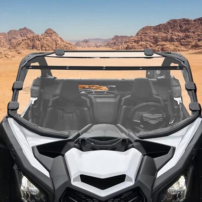 For Can-Am Maverick X3 /Max Scratch Resistant Full Windshield Tough PC 2017-2025 Foto 1 de 4