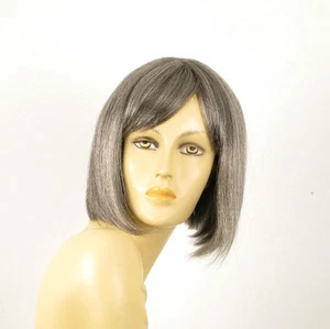 wig for women 100% natural hair gray ref MYLENE 44 PERUK - Picture 1 of 8