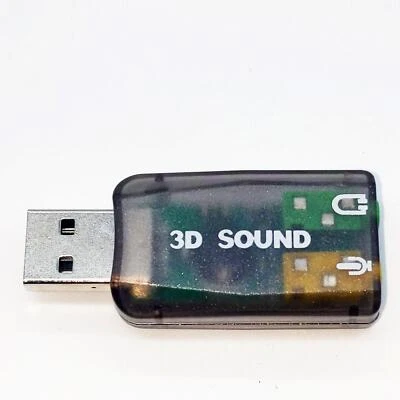 Adaptador de dongle/tarjeta de sonido 3D Foto 1 de 3