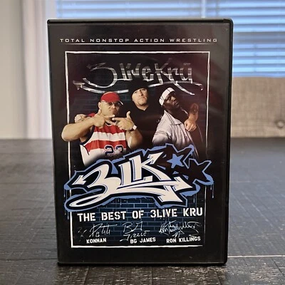 TNA 3LK: The Best Of 3 Live Kru Impact ROH AEW WWE WWF WCW ECW DVD Wrestling Foto 1 de 4
