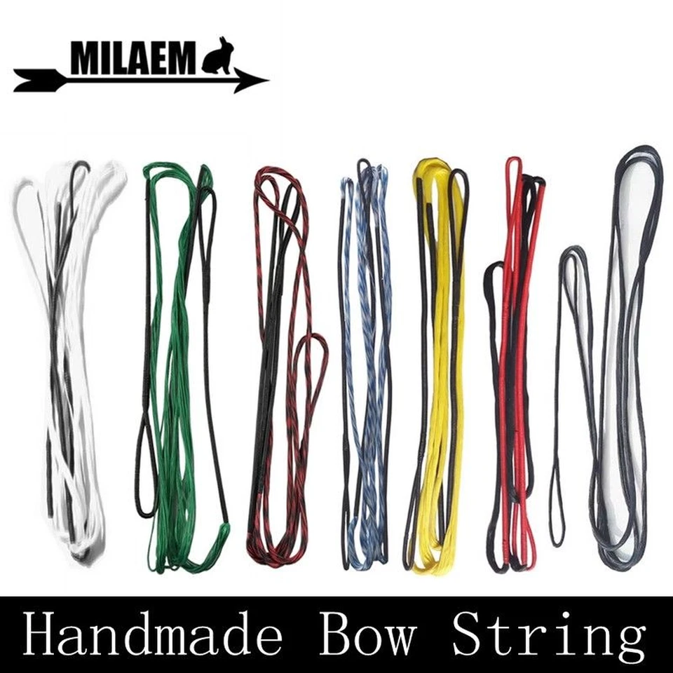 Archery AMO 48-70" Dacron Handmade Bow Strings Traditional Recurve Longbow Shoot - Image 1 of 4