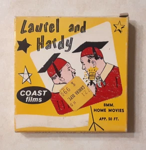Laurel and Hardy 8mm Print Doggy Daze Coast Films L-10 50 Ft. - Picture 1 of 9