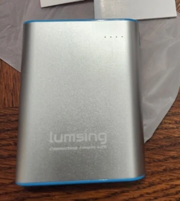 Lumsing Grand A1 Compact 13400mAh Portable Dual-Port Power Bank [G1] NIB - Image 1 of 4