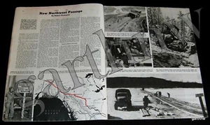 ALCAN 1942 ALASKA HIGHWAY CONSTRUCTION PICTORIAL WORLD WAR II U.S ARMY ENGINEERS - Picture 1 of 1