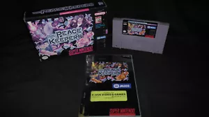Authentic Peace Keepers Super Nintendo SNES Complete CIB NES - Picture 1 of 12