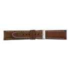 Classic Cowhide Chestnut Watch Band by Pebro - 18, 20, 22, 24mm