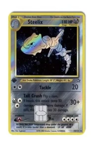 Steelix Edition Kreditkarte Skin/Aufkleber Sticker holografisch kleiner Chip - Bild 1 von 1