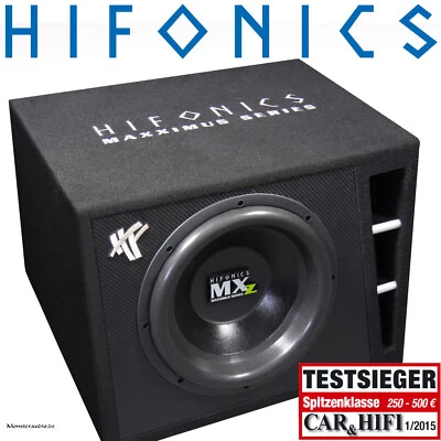 Hifonics MXZ-12R 30cm Bassreflex Subwoofer 1000 / 2000 Watt RMS/MAX Auto Bassbox - Bild 1 von 2