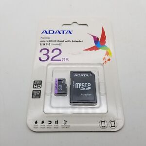 ADATA 32GB MicroSDHC/SDXC UHS-I U1 Class 10 Memory Card with Adapter
