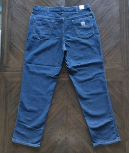 Carhartt Dark Blue Modern Fit Jeans RN# 51374 Size 36 X 32 - Picture 1 of 7