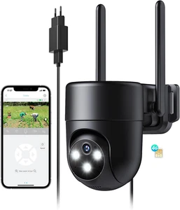 4G LTE Überwachungskamera Aussen Mit SIM Karte, Outdoor Kamera Überwachung Ohne - Bild 1 von 12