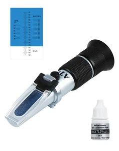 Refraktometer Honig 3in1 Imker Refraktometer 58-92% Brix 12-27% Wasser mit ATC - Bild 1 von 6
